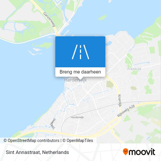 Sint Annastraat kaart