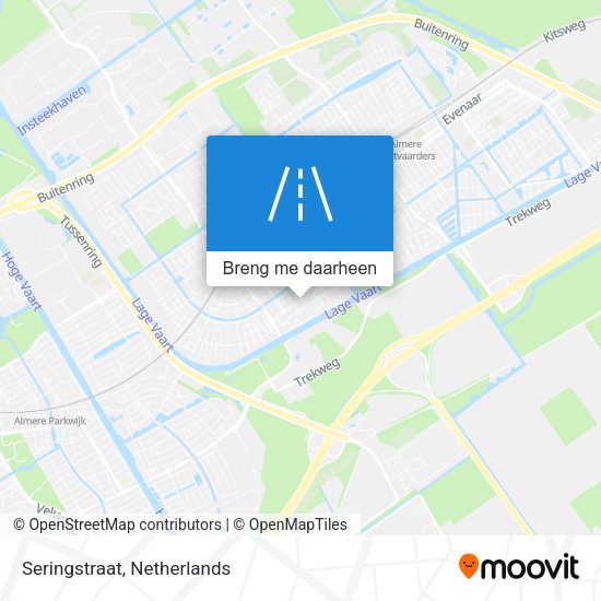 Seringstraat kaart