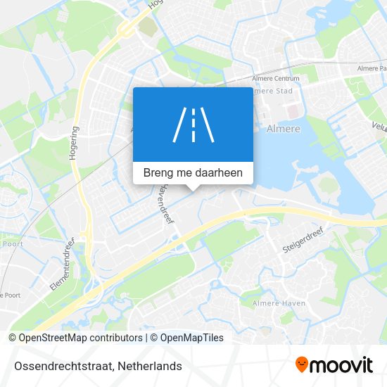 Ossendrechtstraat kaart