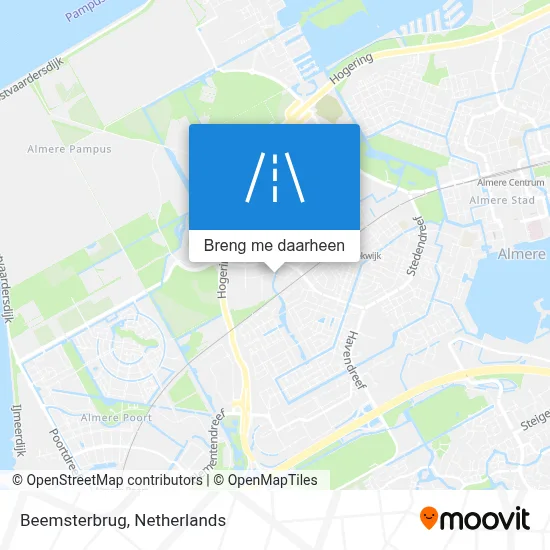 Beemsterbrug kaart