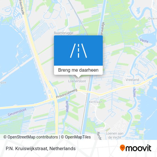 P.N. Kruiswijkstraat kaart