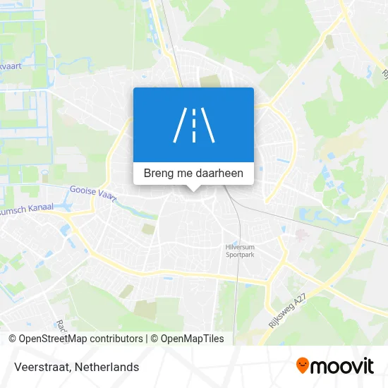 Veerstraat kaart