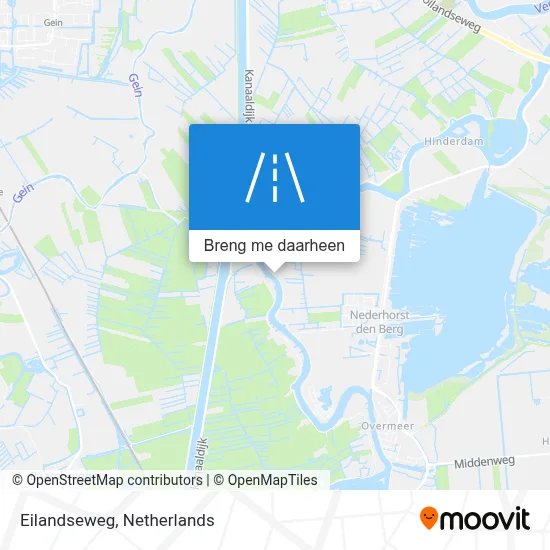 Eilandseweg kaart
