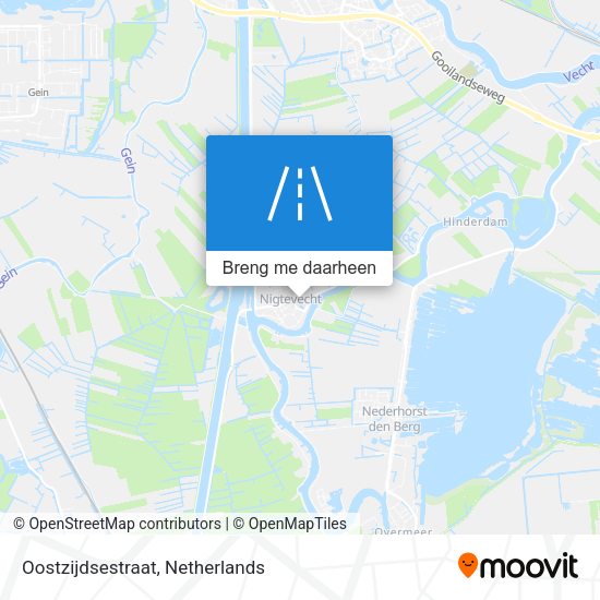 Oostzijdsestraat kaart