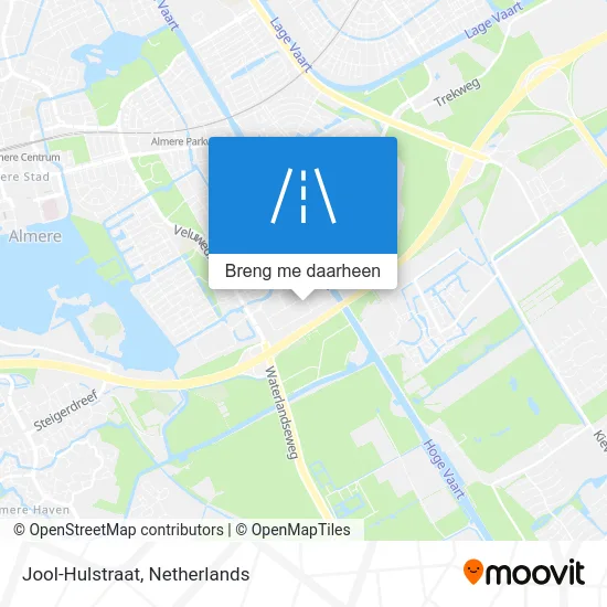 Jool-Hulstraat kaart