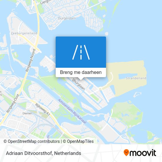 Adriaan Ditvoorsthof kaart