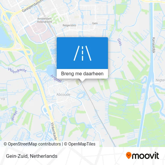 Gein-Zuid kaart