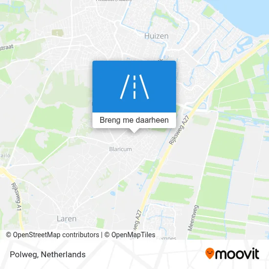 Polweg kaart