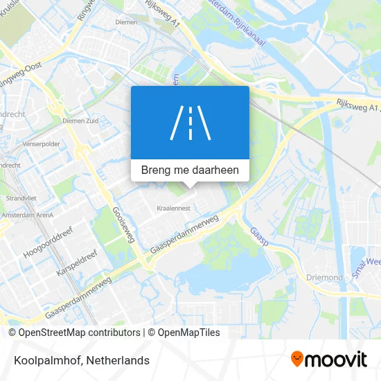 Koolpalmhof kaart