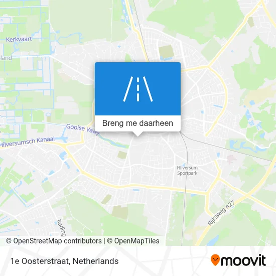 1e Oosterstraat kaart