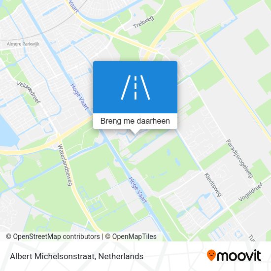 Albert Michelsonstraat kaart
