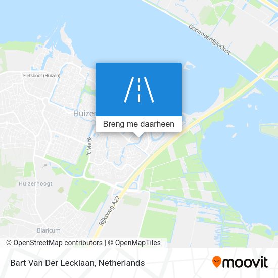 Bart Van Der Lecklaan kaart