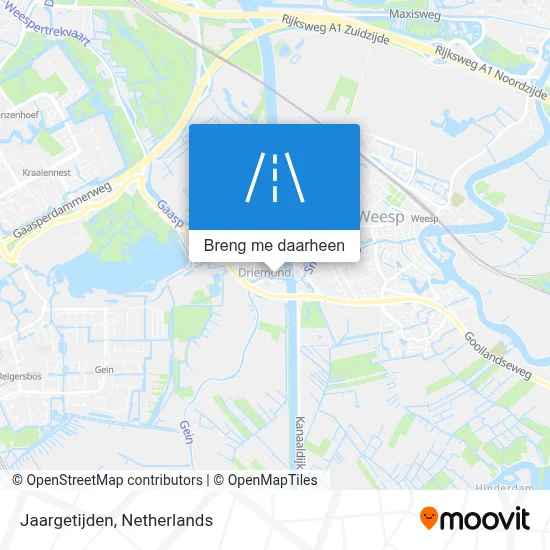 Jaargetijden kaart
