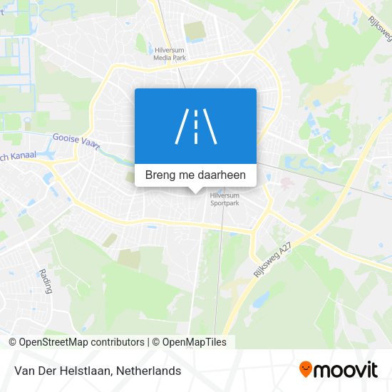 Van Der Helstlaan kaart