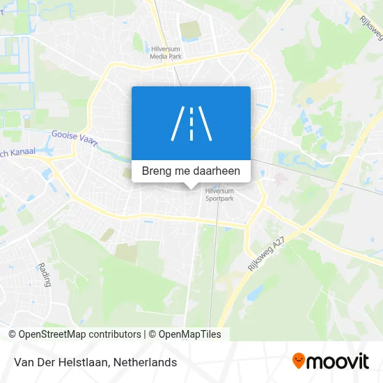 Van Der Helstlaan kaart
