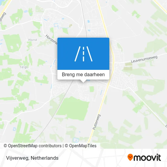 Vijverweg kaart