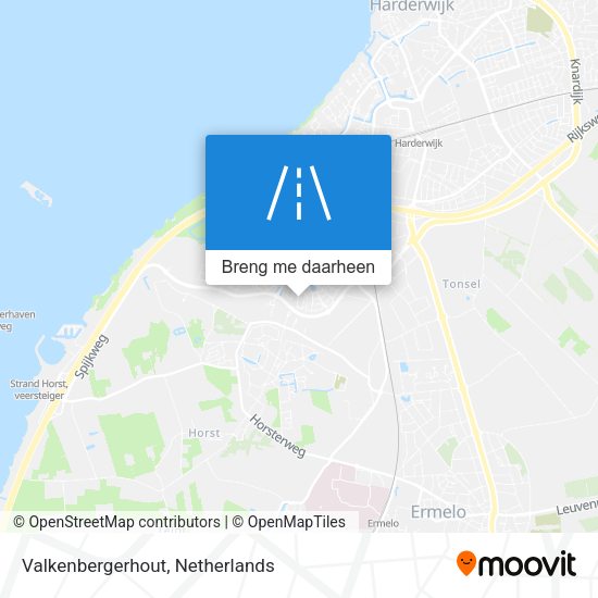 Valkenbergerhout kaart