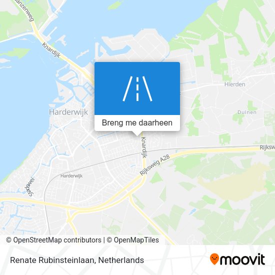 Renate Rubinsteinlaan kaart