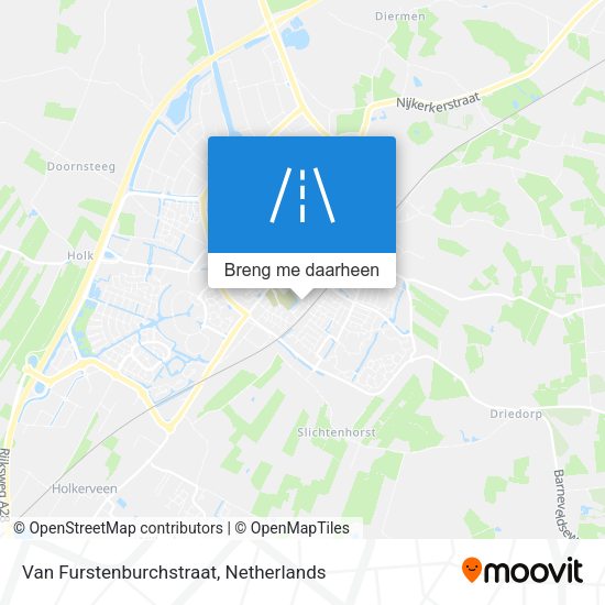 Van Furstenburchstraat kaart