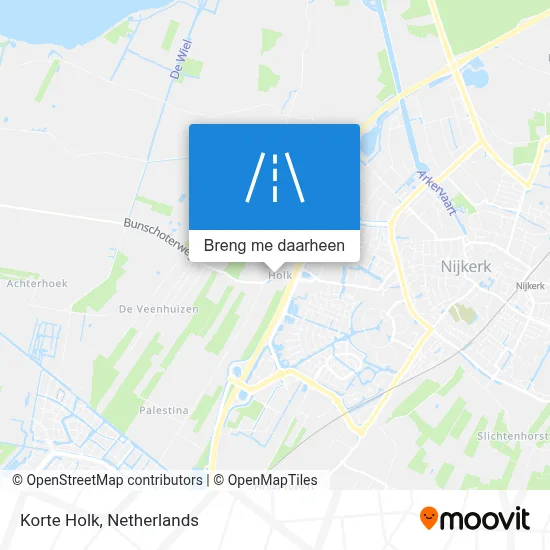 Korte Holk kaart