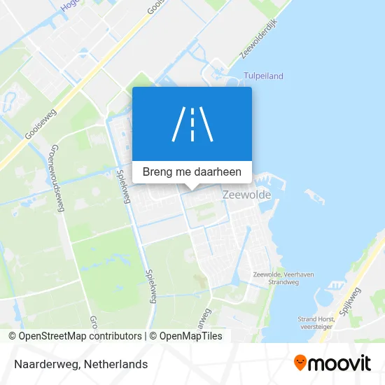 Naarderweg kaart