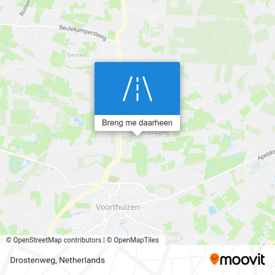 Drostenweg kaart