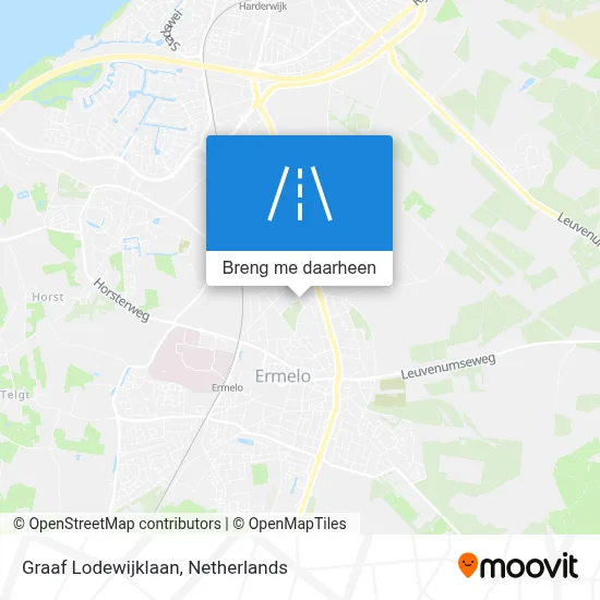 Graaf Lodewijklaan kaart
