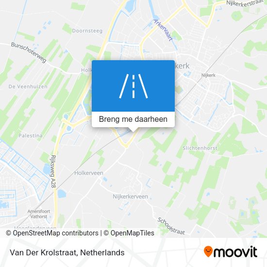 Van Der Krolstraat kaart