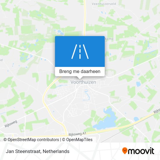 Jan Steenstraat kaart