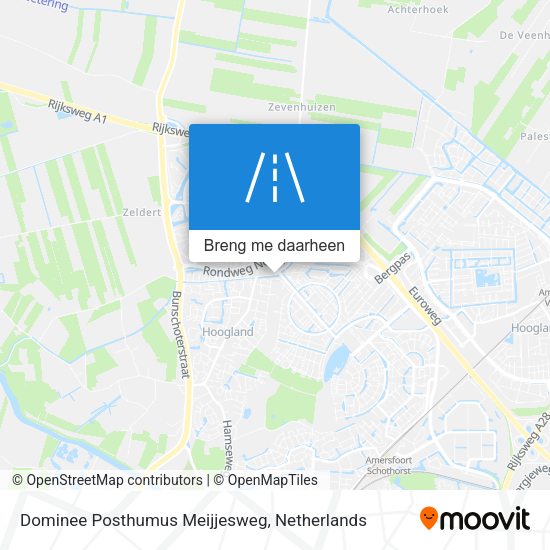 Dominee Posthumus Meijjesweg kaart