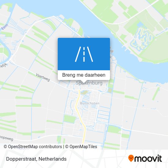 Dopperstraat kaart