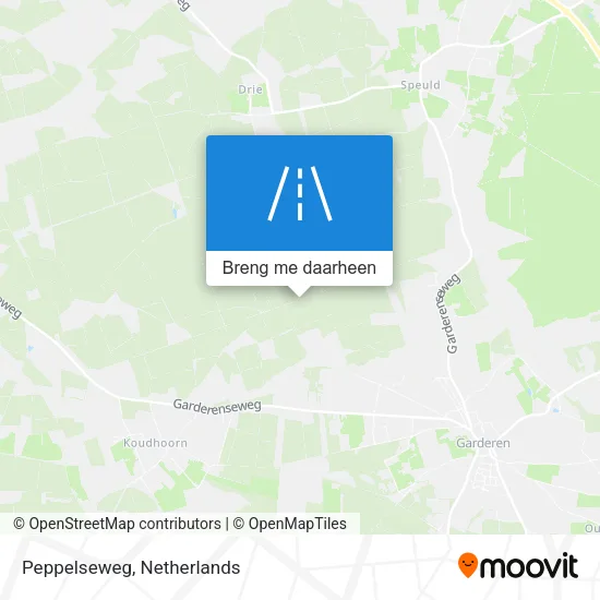 Peppelseweg kaart