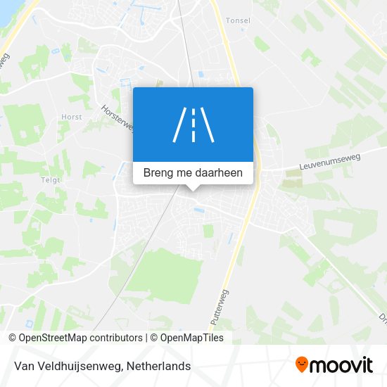 Van Veldhuijsenweg kaart
