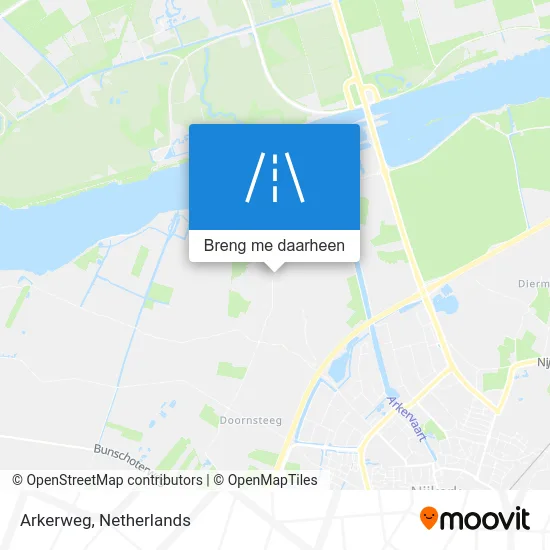 Arkerweg kaart