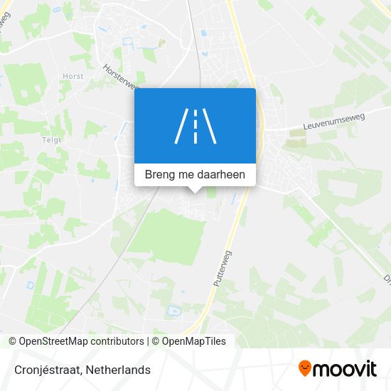 Cronjéstraat kaart