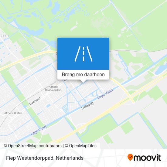 Fiep Westendorppad kaart