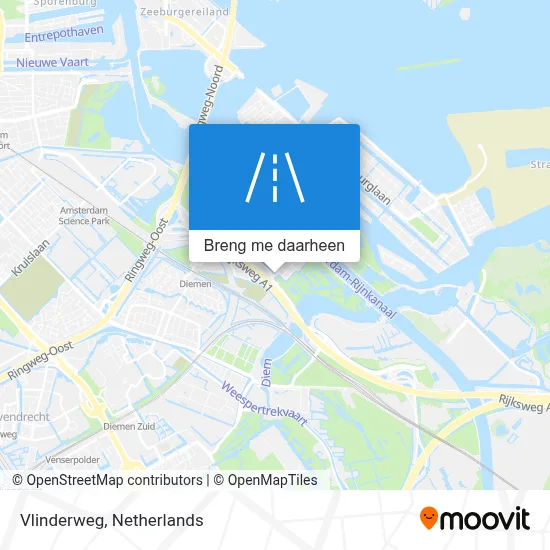 Vlinderweg kaart