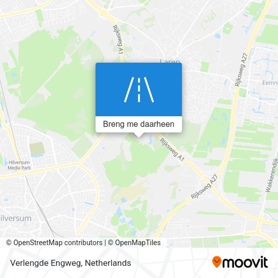 Verlengde Engweg kaart