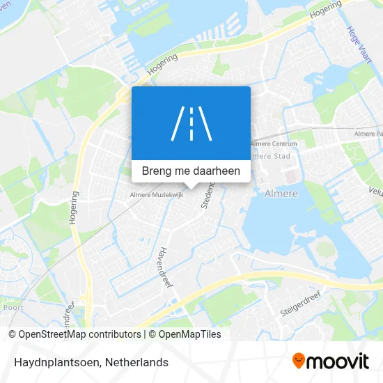 Haydnplantsoen kaart