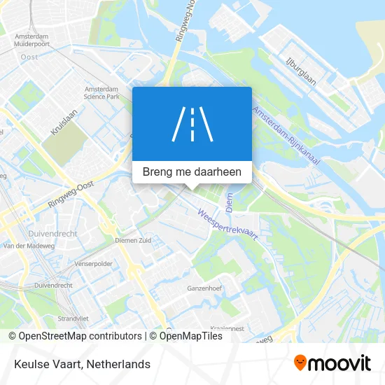 Keulse Vaart kaart