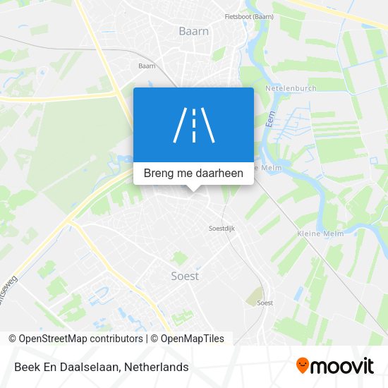 Beek En Daalselaan kaart