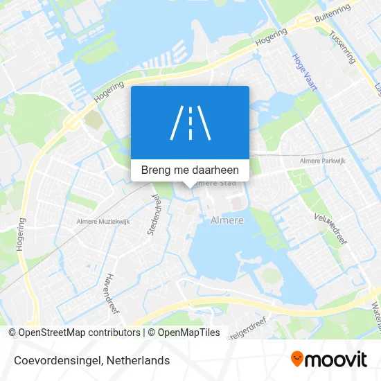 Coevordensingel kaart