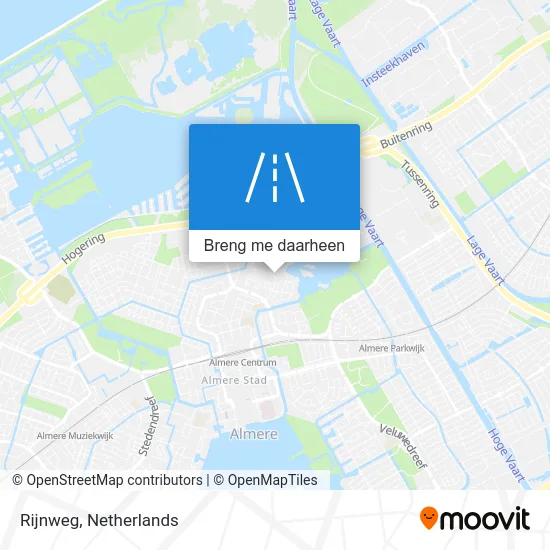 Rijnweg kaart