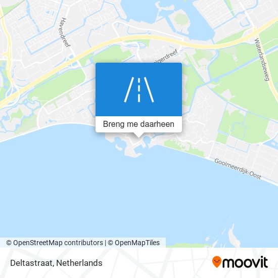 Deltastraat kaart