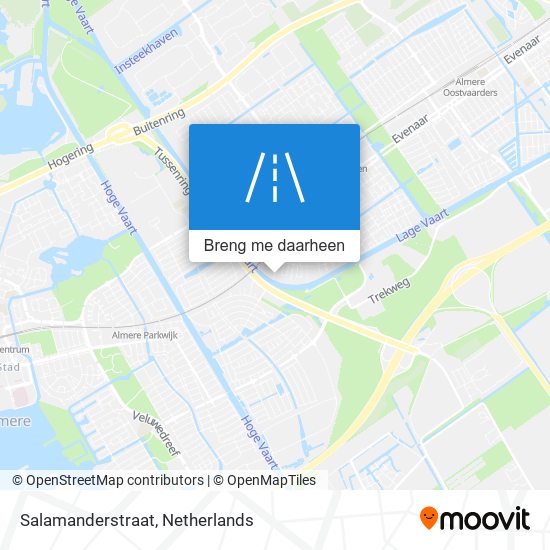 Salamanderstraat kaart