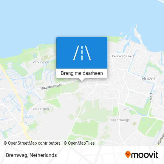 Bremweg kaart