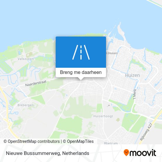 Nieuwe Bussummerweg kaart