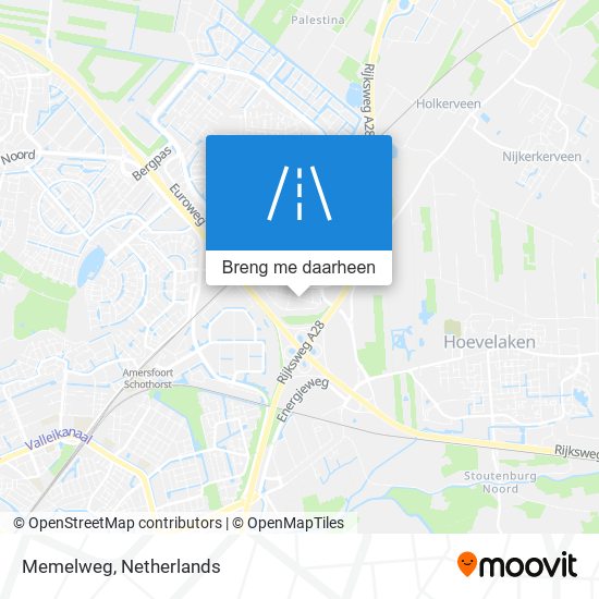 Memelweg kaart