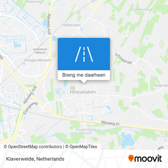 Klaverweide kaart
