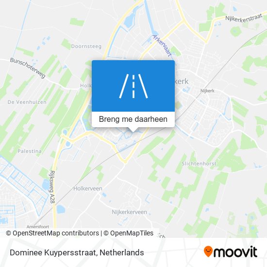 Dominee Kuypersstraat kaart